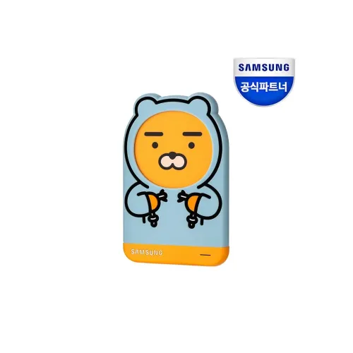 삼성 외장하드 카카오 Portable USB 3.0 1TB 라이언 어피치 - [박스파손]