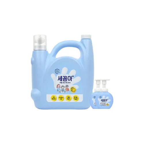 세꼼마 핸드워시 3.5L 레몬향X 2개+ 증정 레몬향 공병250ml X 2개