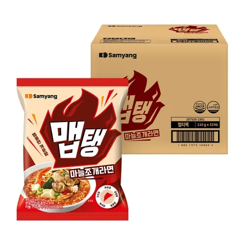 삼양 맵탱 마늘조개 라면 110g x 32입