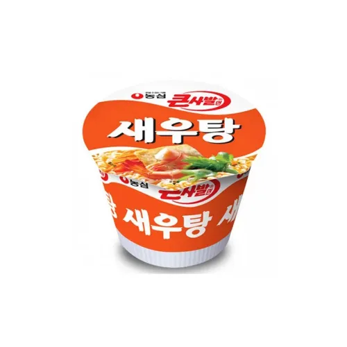 농심 새우탕 큰사발 컵라면 115g X 16개